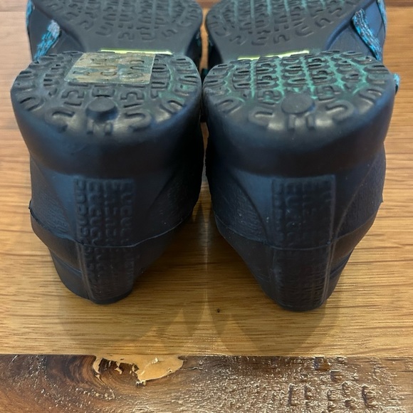 Capelli New York Rubberized Ballet Flats Polka Dot Straps Women’s Shoes Sz 8 - Picture 5 of 7